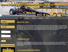 Tablet Screenshot of kennygilmourmotorsports.com